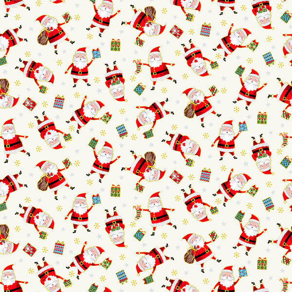 Christmas Patchwork Fabric