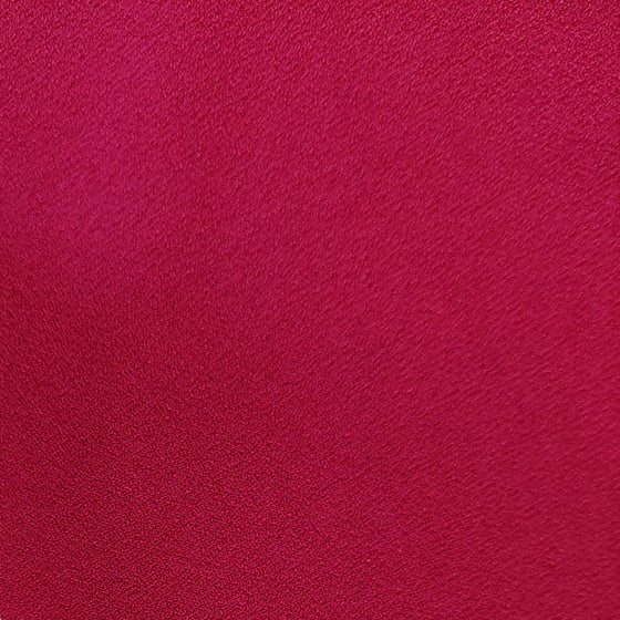 Polyester Crepe Fabric Raspberry