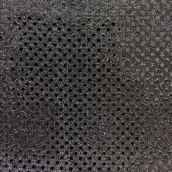 Sequin Knit Jersey Fabric Black