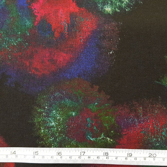 Jersey/Stretch Fabric Floral Abstract Print - The Fabric Bee