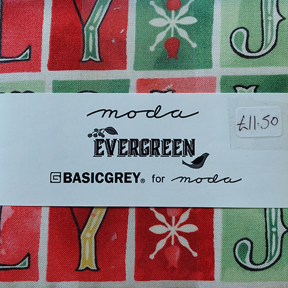 Moda Charm Squares Evergreen by BasicGrey
