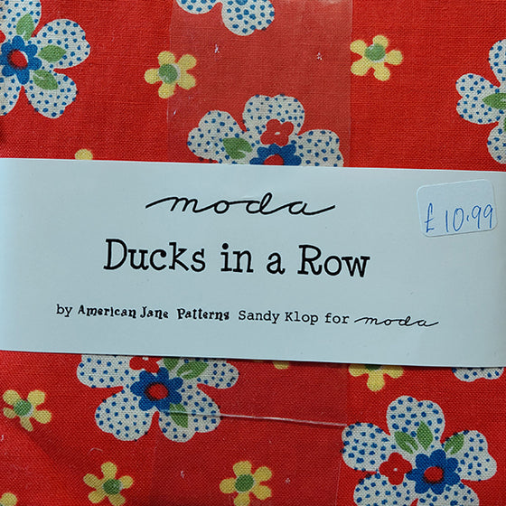 Moda Charm Squares Ducks in a Row by American Jane