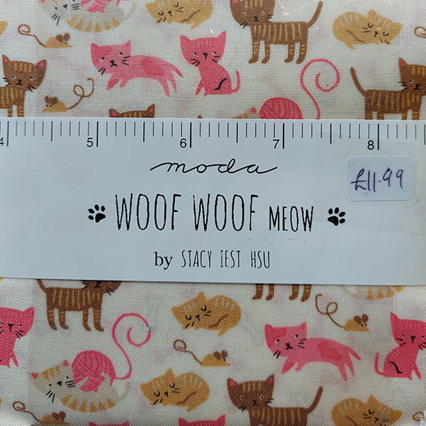Moda Charm Squares Woof Woof Meow by Stacy Iest Hsu
