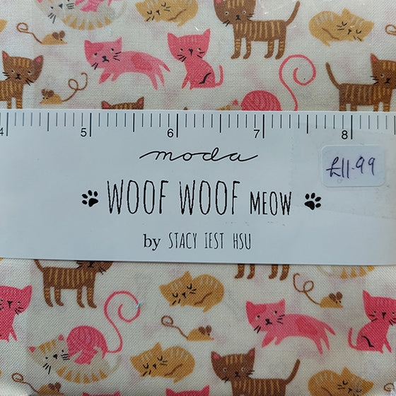 Moda Charm Squares Woof Woof Meow by Stacy Iest Hsu
