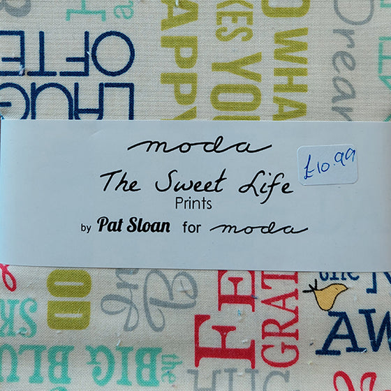 Moda Charm Squares The Sweet Life by Pat Sloan