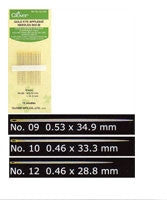 Clover Gold Eye Hand Applique Needles Size 10 - The Fabric Bee