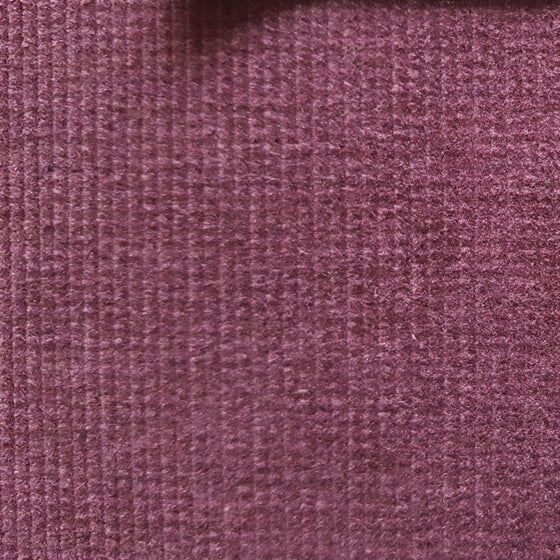 Needlecord Cotton with Stretch Aubergine - The Fabric Bee