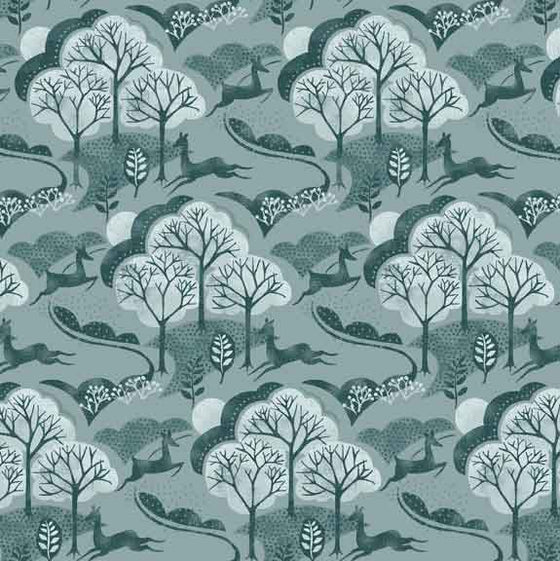 Makower UK Into The Woods 1849/B F6117 - The Fabric Bee