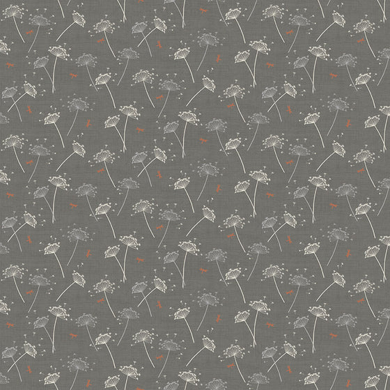 Hedgerow by Makower UK 2419/S Cowslip Grey F7181