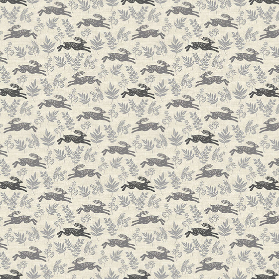 Hedgerow by Makower UK 2420/S Hares Grey F7183