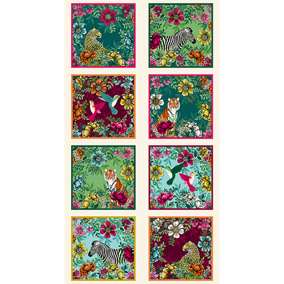 Jewel Tones by Makower UK 2429/1 Jewel Tones Panel F7198