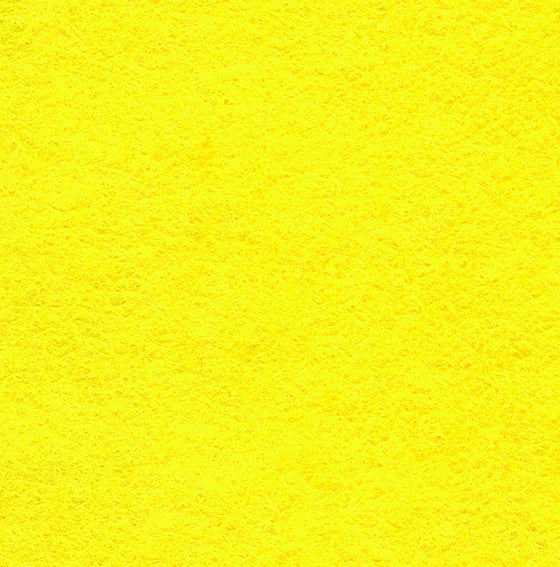 Wool Mix Felt 9" Square Yellow - The Fabric Bee
