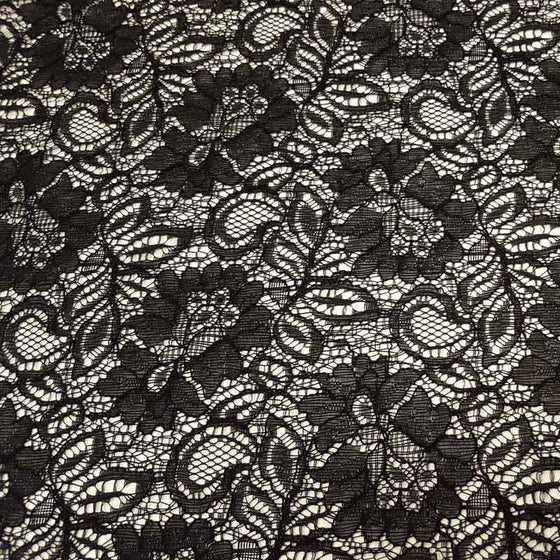 Lace Tocca Black - The Fabric Bee