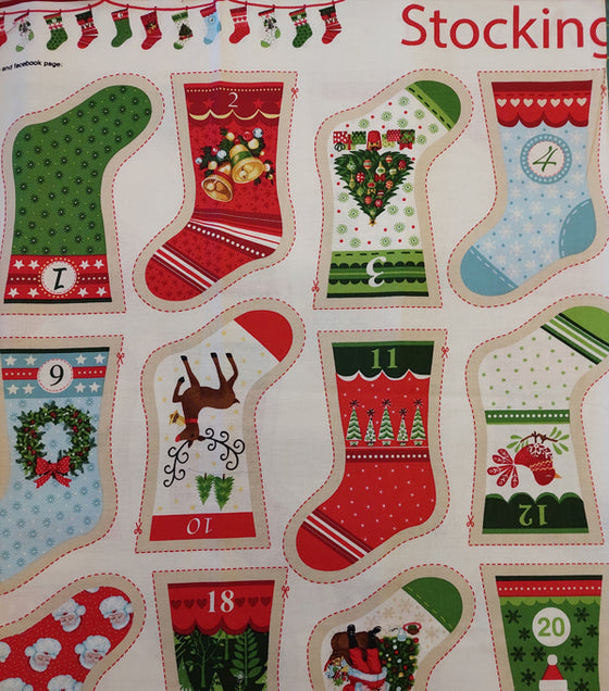 Makower UK Mini Stocking Christmas Advent Calendar
