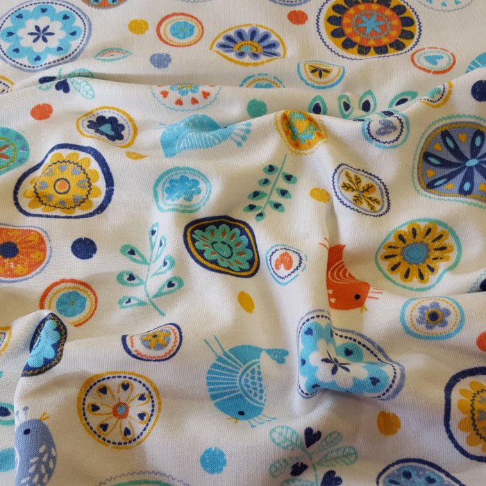 Jersey Fabric Fleece backed - The Fabric Bee