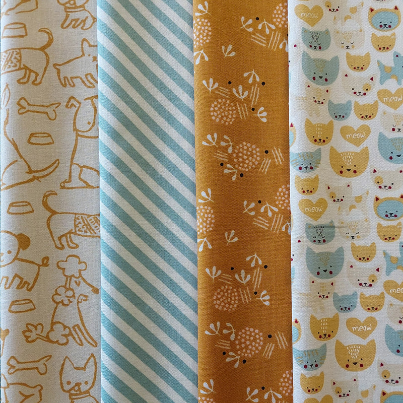 Cats and Dogs 4 Fat Quarter Pack