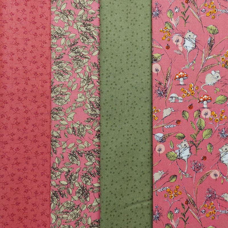 Fieldmouse 4 Fat Quarter Pack