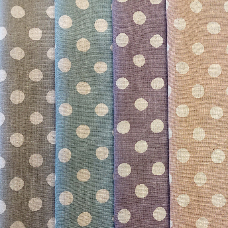 Cotton/Flax Spot Fat Quarter Pack