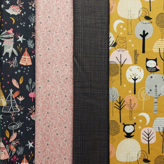 Forest Fun 4 Fat Quarter Pack