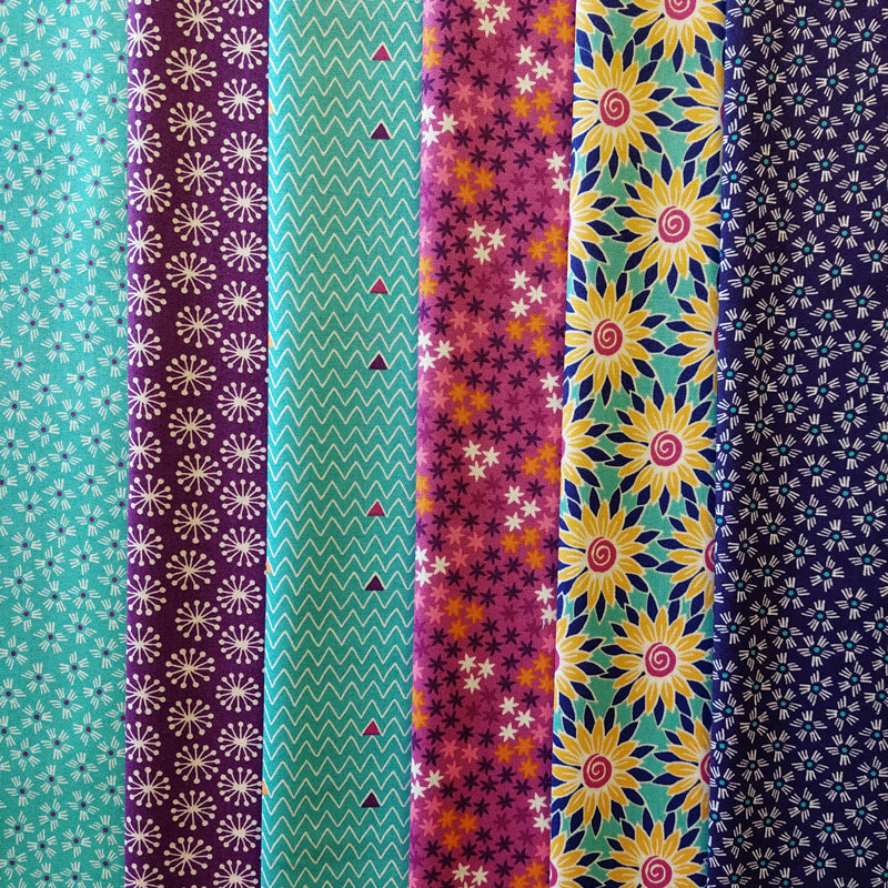 Henna by Beth Studley 6 Fat Quarter Pack B