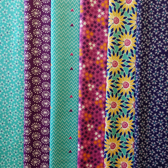 Henna by Beth Studley 6 Fat Quarter Pack B