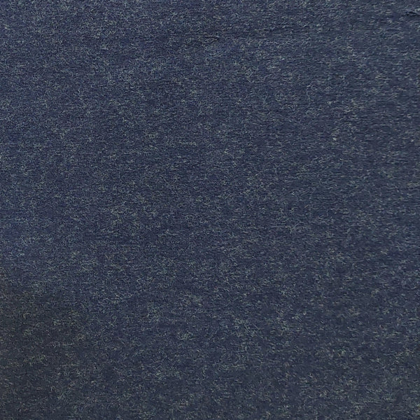 Jersey Fabric Navy Fleck Wool Mix