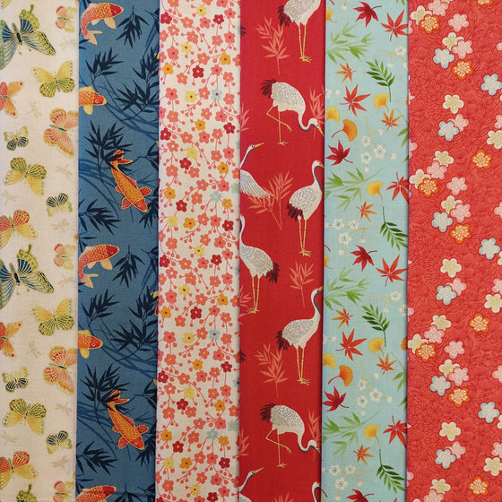 Makower UK Michiko 6 Fat Quarter Pack A