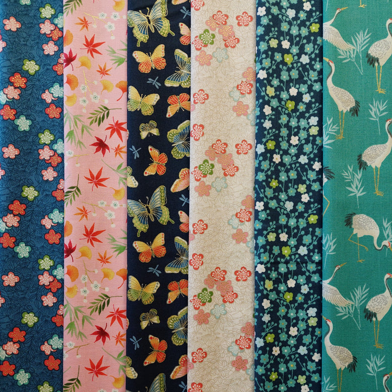 Makower UK Michiko 6 Fat Quarter Pack B