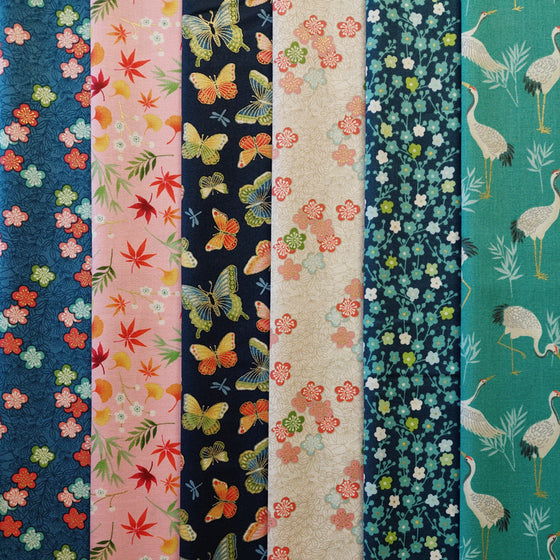 Makower UK Michiko 6 Fat Quarter Pack B