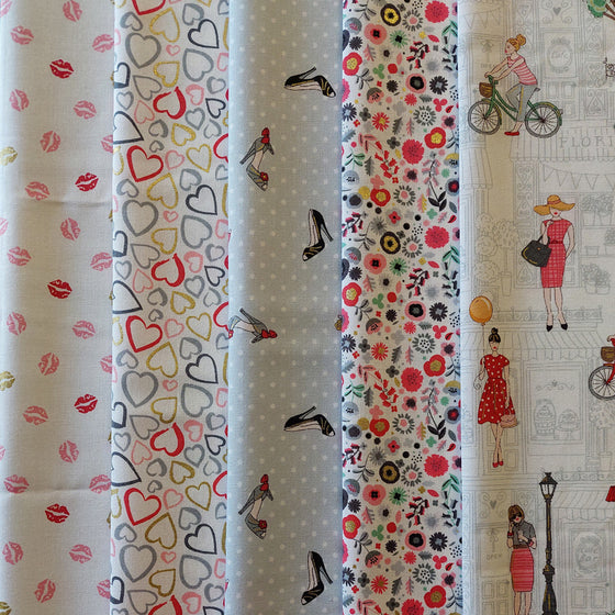 Pamper by Makower UK 5 Fat Quarter Pack - The Fabric Bee