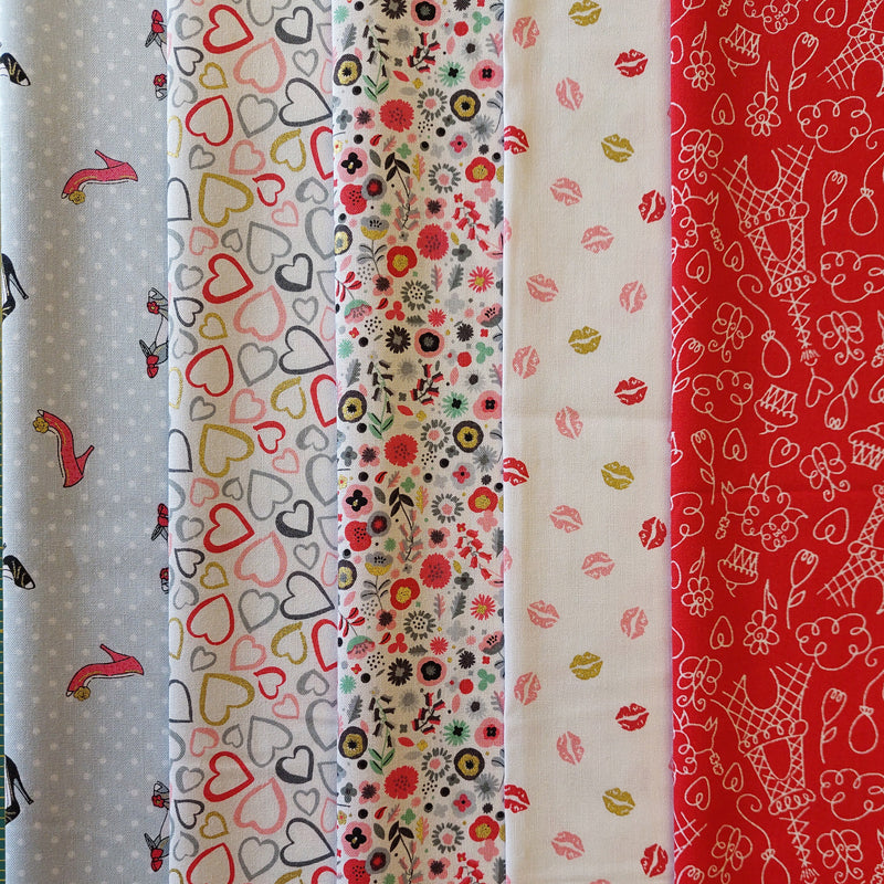 Pamper by Makower UK 5 Fat Quarter Pack B LAST PACK