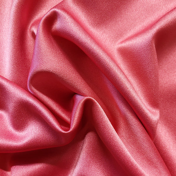 Polyester Crepe Back Satin Coral