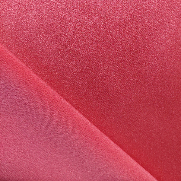 Polyester Crepe Back Satin Coral