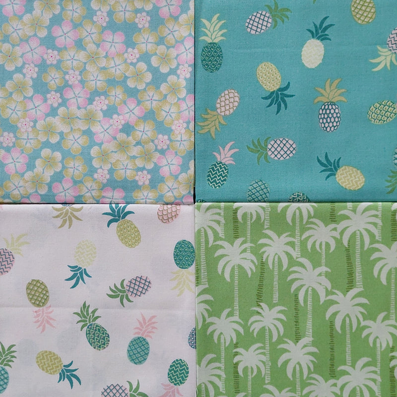 Tropicana by Makower UK 4 Fat Quarter Pack B