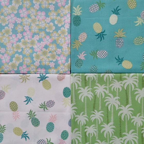Tropicana by Makower UK 4 Fat Quarter Pack B