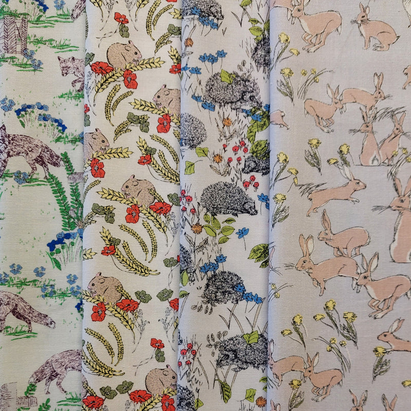 Wildlife 4 Fat Quarter Pack