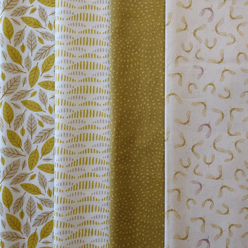 Woodland 4 Fat Quarter Pack A