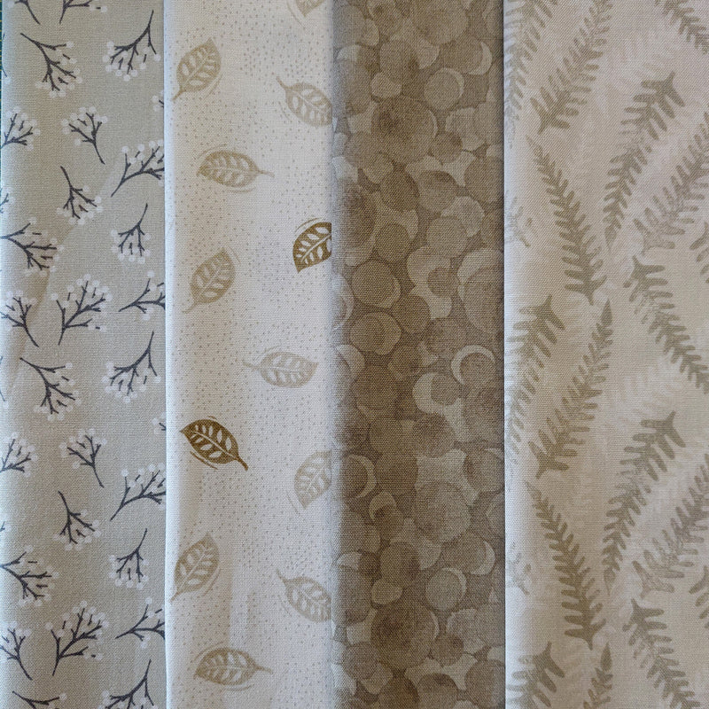 Woodland 4 Fat Quarter Pack B