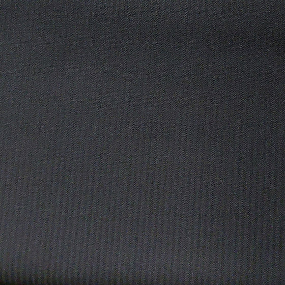 Wool Blend Fabric Black Woven Stripe