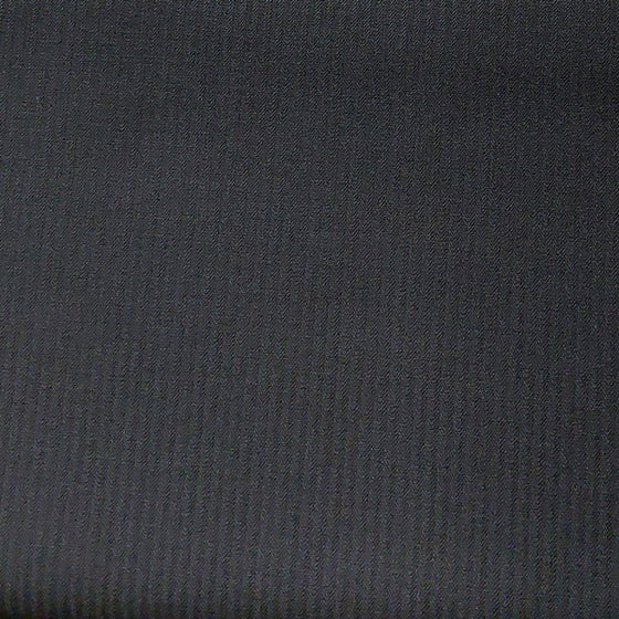 Wool Blend Fabric Black Woven Stripe