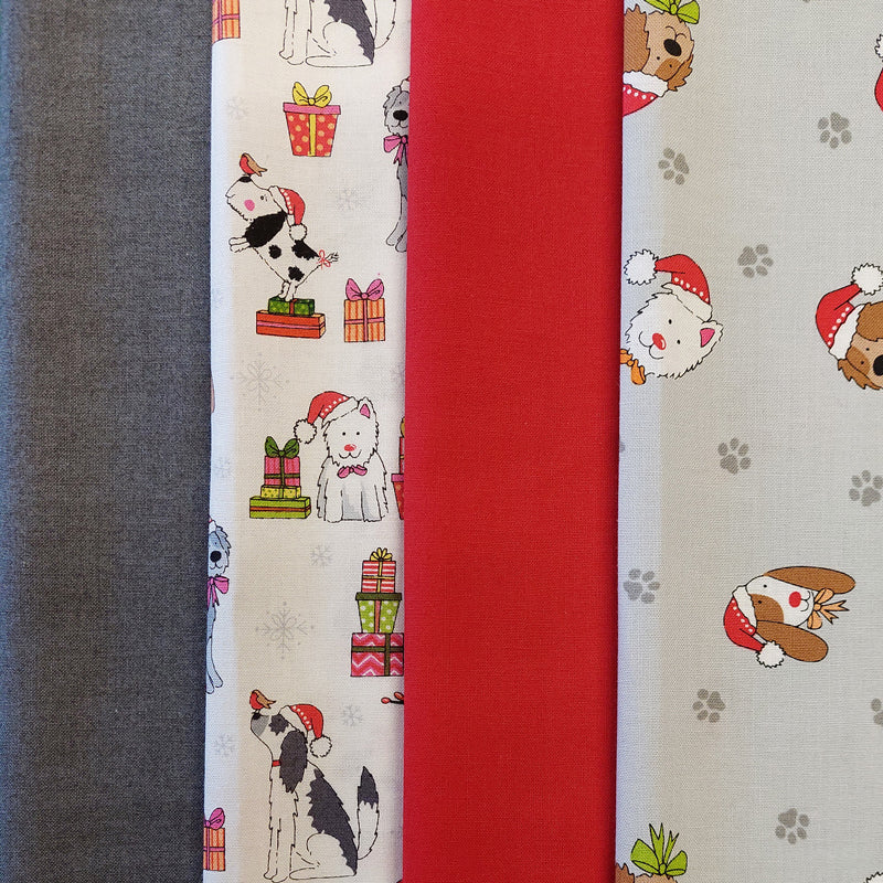 Yappy Christmas 4 Fat Quarter Pack