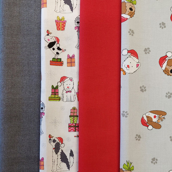 Yappy Christmas 4 Fat Quarter Pack