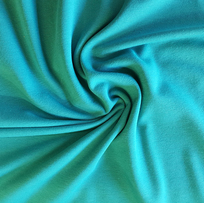 Jersey Fabric Plain Turquoise - The Fabric Bee