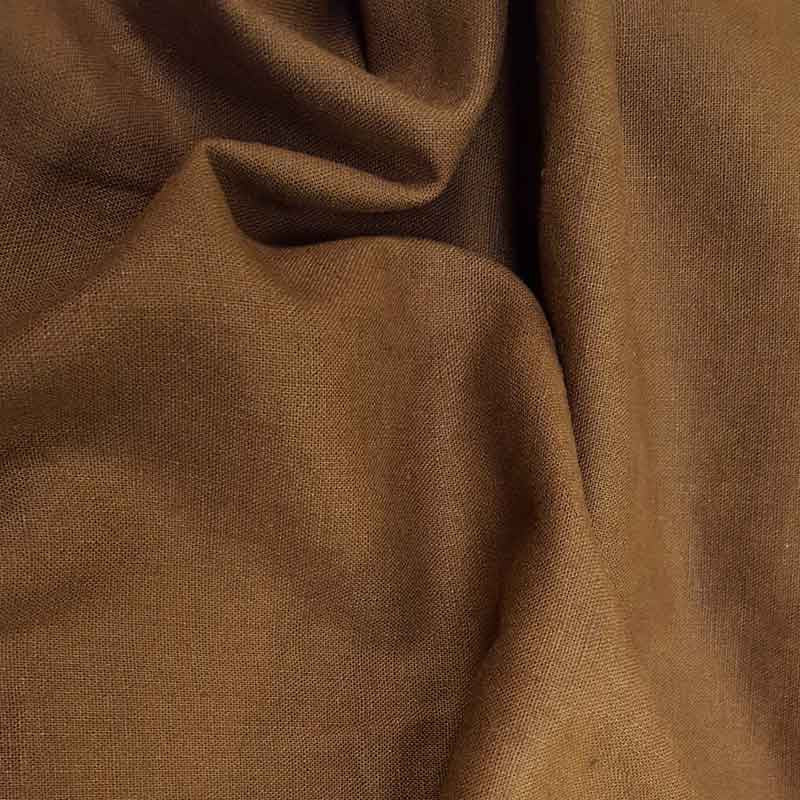 Linen Fabric Brown 1847/17 - The Fabric Bee