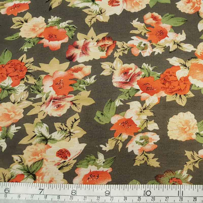 Polyester Floral Chiffon 2112/S40 - The Fabric Bee
