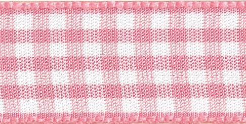 Gingham Ribbon Rose - The Fabric Bee