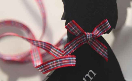 Tartan Ribbon Royal Stewart - The Fabric Bee