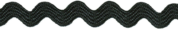Ric Rac Braid Black - The Fabric Bee