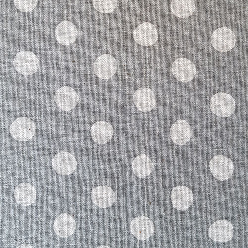 Sevenberry Cotton/Flax Blend - Spots 88185D2-7 Stone/Grey
