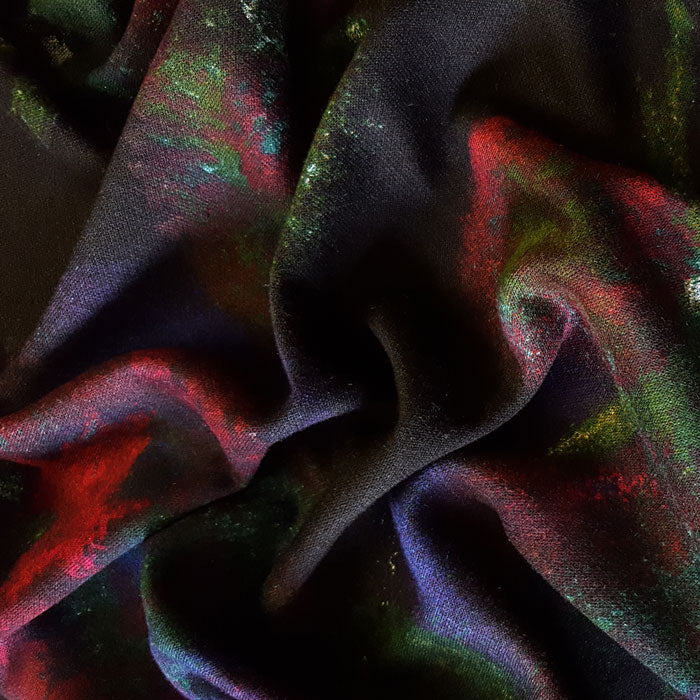 Jersey/Stretch Fabric Floral Abstract Print - The Fabric Bee